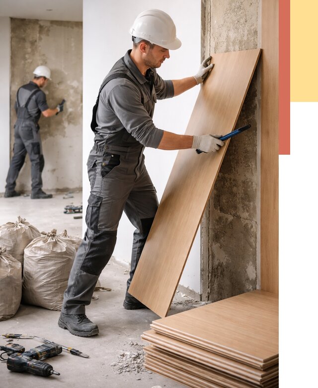 Демонтаж стеновых панелей в Таганроге от 3563 руб. за м² быстро и недорого | ОТДЕЛОЧНИК-Тгн