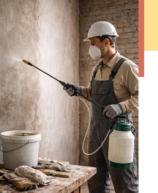 Антисептическая обработка стен в Таганроге от 1222 руб. — быстро и недорого | ОТДЕЛОЧНИК-Тгн