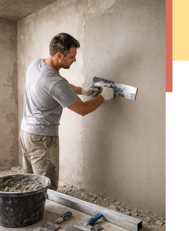 Штукатурка стен без маяков в Таганроге от 7330 руб/м2 — услуги и цена | ОТДЕЛОЧНИК-Тгн