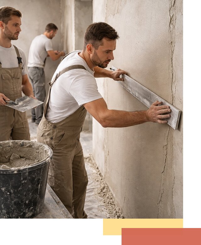 Штукатурка стен без маяков в Таганроге быстро и качественно