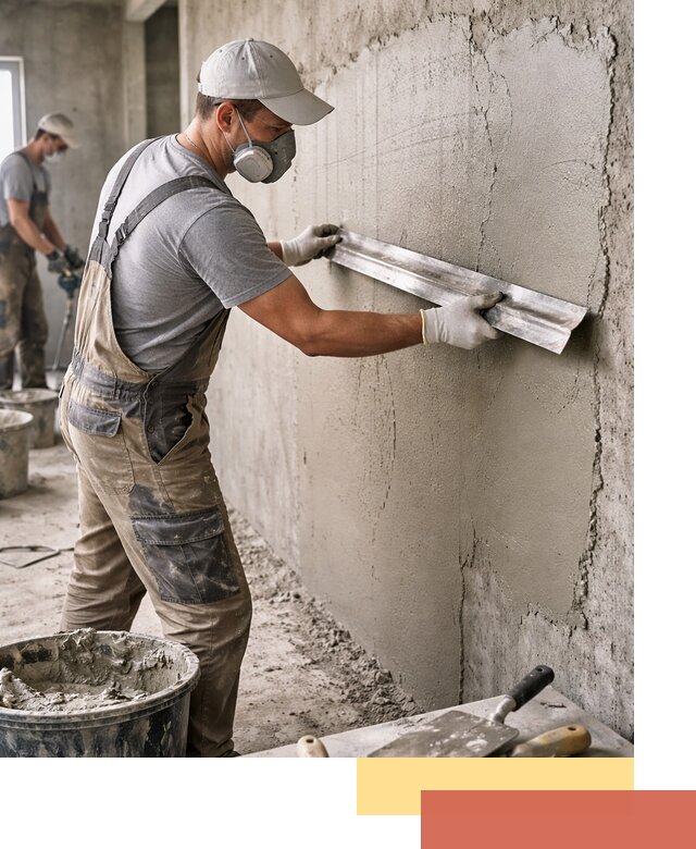 Штукатурка бетонных стен в Таганроге качественно и долговечно