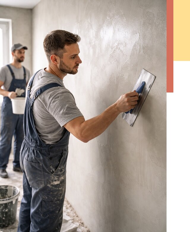 Глянцевание штукатурки стен в Таганроге от 7636 руб. — услуги и затирка | ОТДЕЛОЧНИК-Тгн