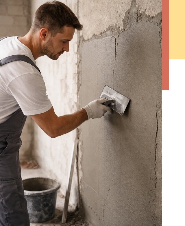 Штукатурка стен под плитку в Таганроге от 4276 руб./м2 — выравнивание под плитку | ОТДЕЛОЧНИК-Тгн