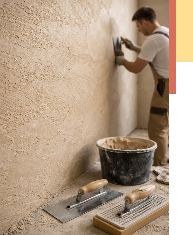 Декоративная штукатурка травертин в Таганроге от 1833 руб/м2 — качественно и недорого | ОТДЕЛОЧНИК-Тгн