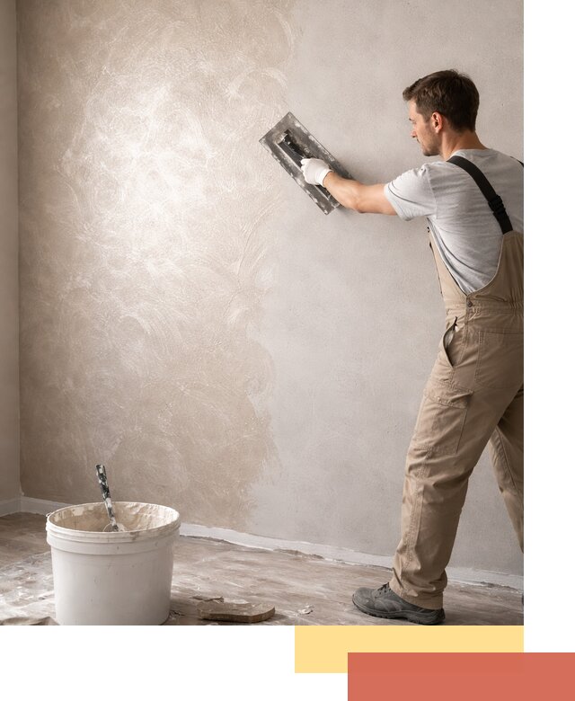 Декоративная штукатурка «Мокрый шелк» под ключ в Таганроге