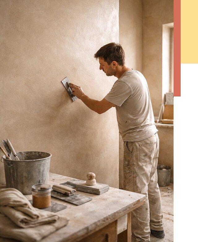 Марокканская штукатурка таделакт в Таганроге под ключ от 4276 руб. | ОТДЕЛОЧНИК-Тгн