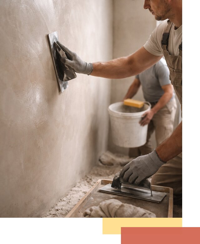 Нанесение марокканской штукатурки таделакт в Таганроге