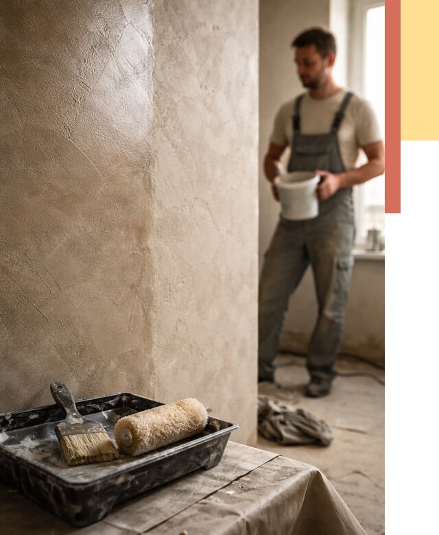 Нанесение воска на штукатурку в Таганроге от 3563 руб. | Услуги ОТДЕЛОЧНИК-Тгн