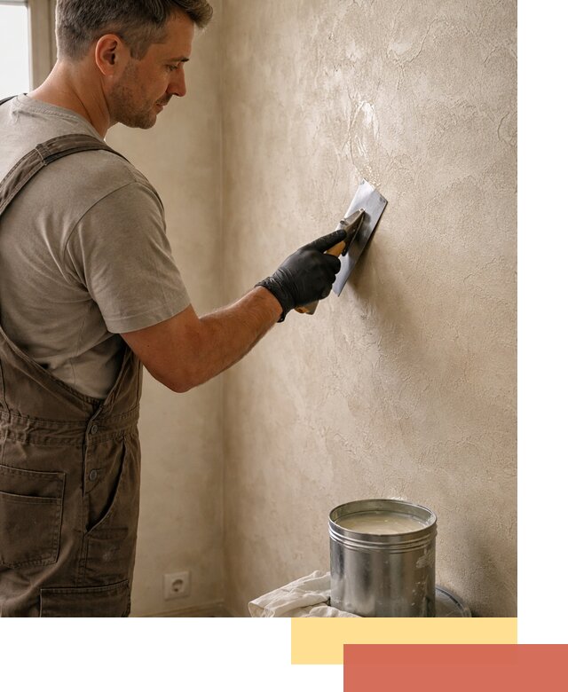 Нанесение воска на штукатурку в Таганроге для защиты и блеска