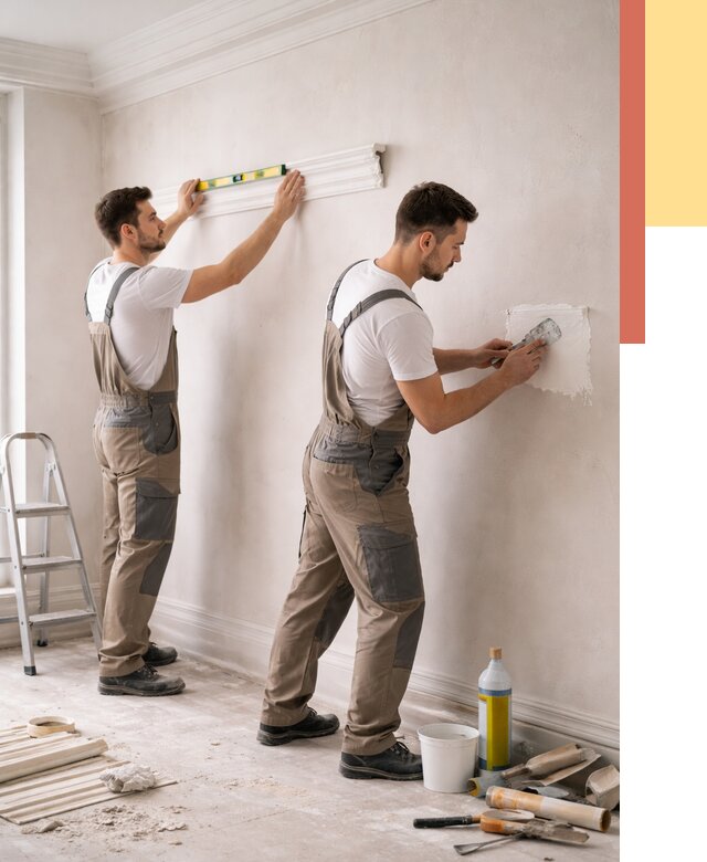 Монтаж лепнины на стены в Таганроге от 4581 руб. — недорого, быстро | ОТДЕЛОЧНИК-Тгн