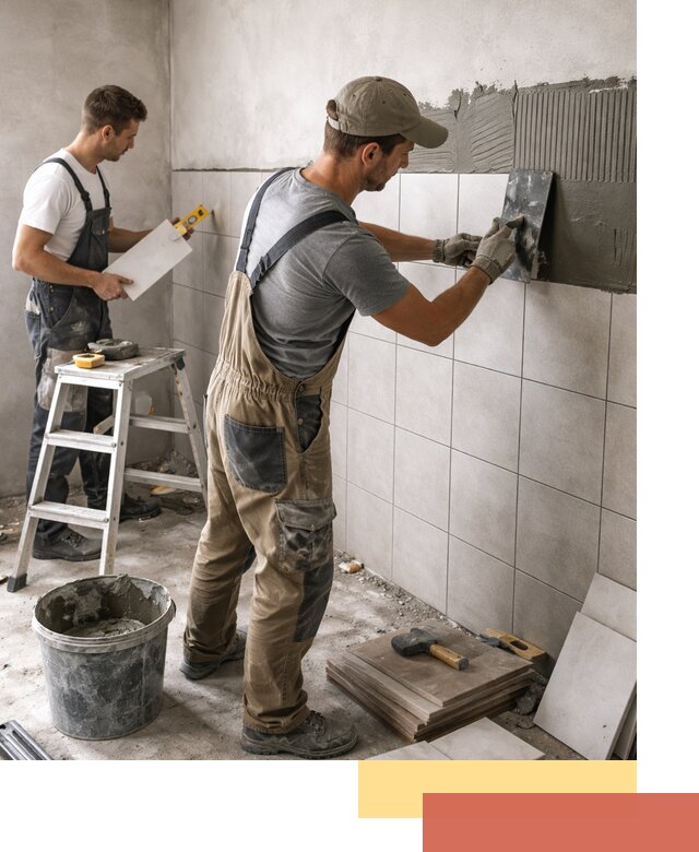 Укладка плитки на стены в Таганроге профессионально и надежно