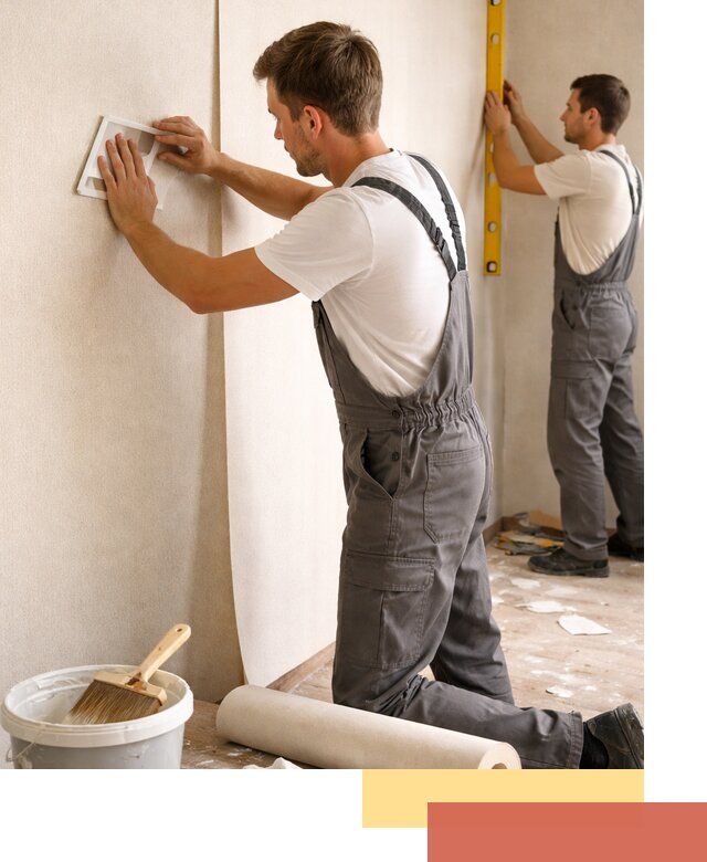 Поклейка бумажных обоев в Таганроге качественно и недорого