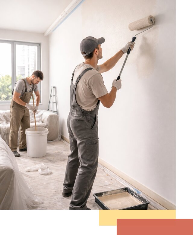 Покраска стен в офисе в Таганроге — быстрый и качественный ремонт