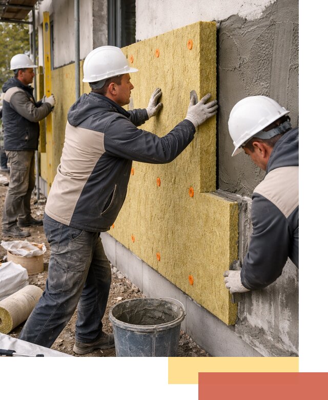 Утепление стен минватой в Таганроге — тепло и звукоизоляция