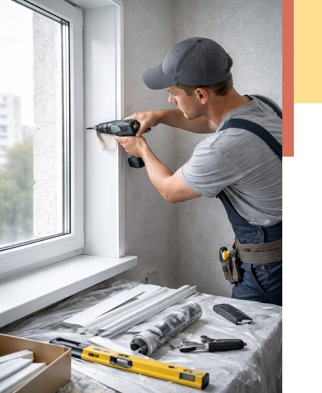 Установка пластиковых откосов в Таганроге от 2291 руб. | ОТДЕЛОЧНИК-Тгн монтаж, быстро и недорого