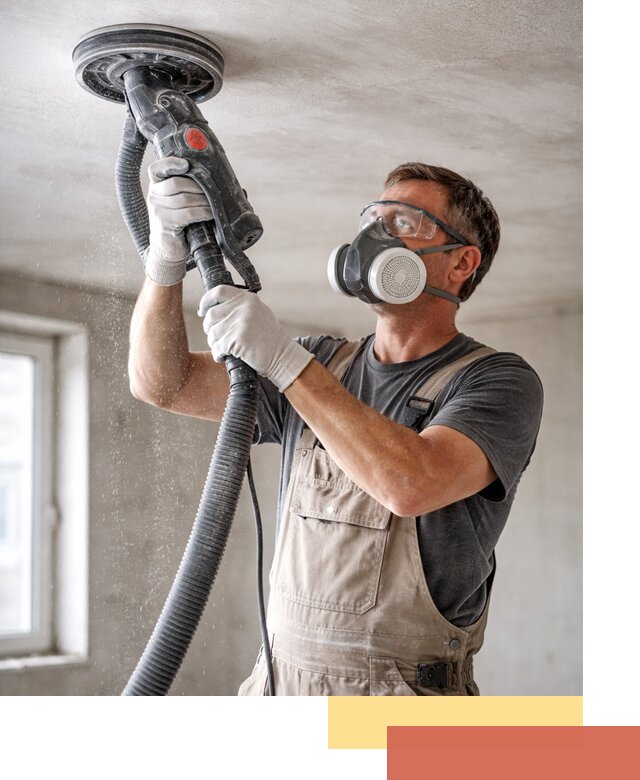 Шлифовка потолка в Таганроге — качественная подготовка под отделку