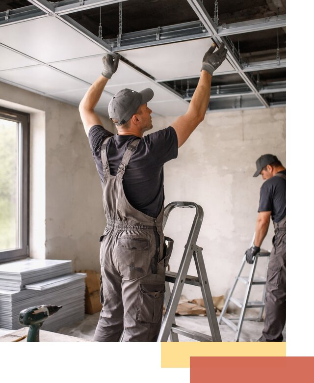 Монтаж кассетного потолка в Таганроге качественно и быстро