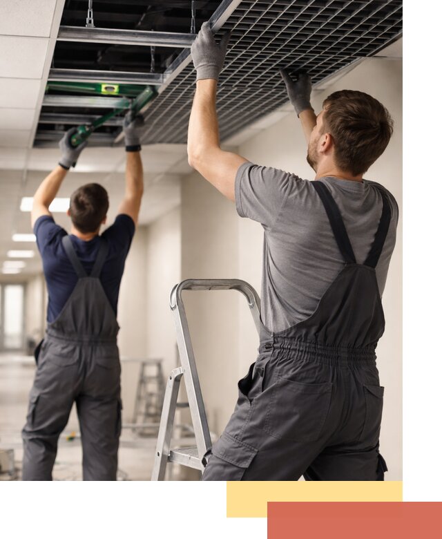 Монтаж потолка Грильято в Таганроге: установка под ключ качественно