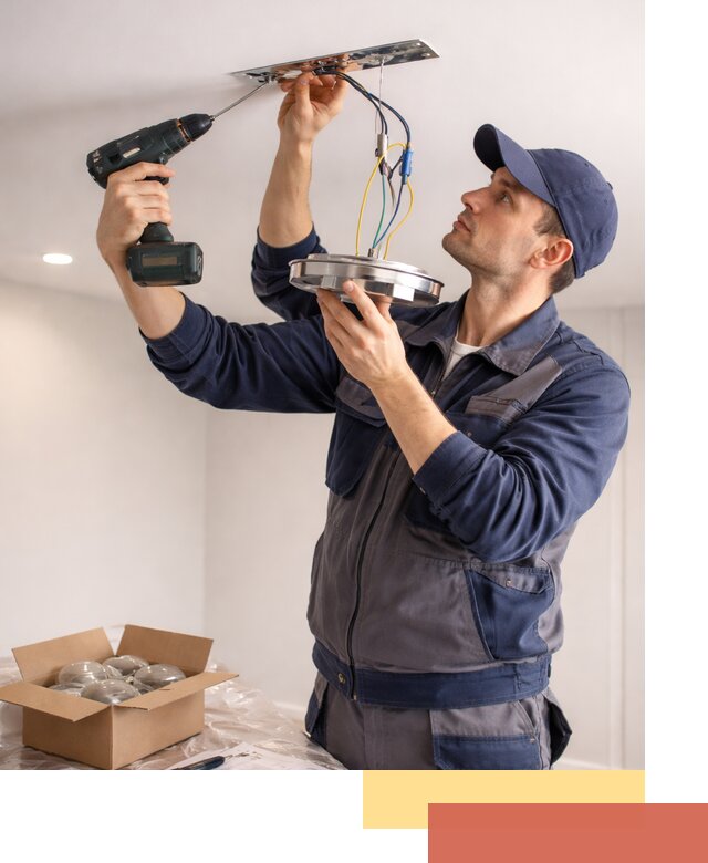 Установка люстры в натяжной потолок в Таганроге