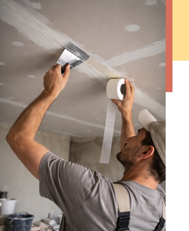 Обработка швов потолка ГКЛ в Таганроге от 7636 руб. под ключ | ОТДЕЛОЧНИК-Тгн