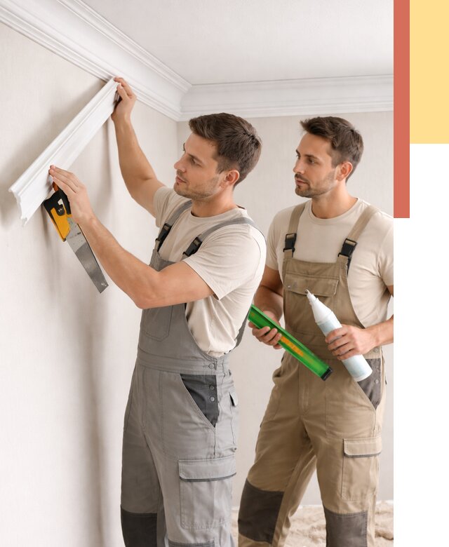 Монтаж потолочного плинтуса в Таганроге от 2342 руб. — быстро и недорого | ОТДЕЛОЧНИК-Тгн