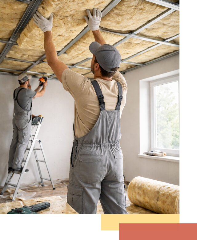 Утепление потолка под ключ в Таганроге качественно и быстро